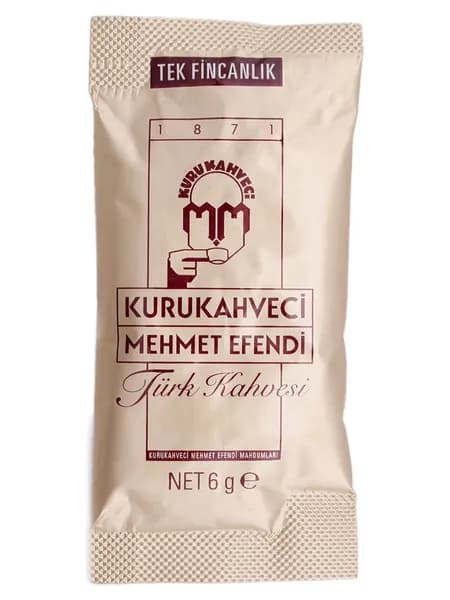 Kurukahveci Mehmet Efendi Турецкий кофе 6 г Порция на 1 чашку