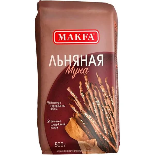 Мука Makfa льняная 500 г