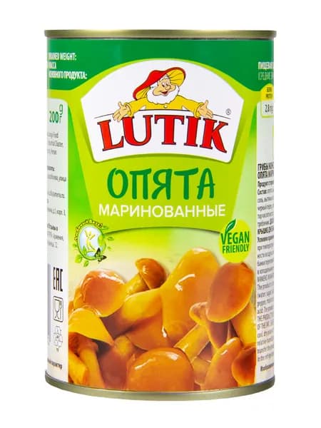 Опята Lutik маринованные, 425мл
