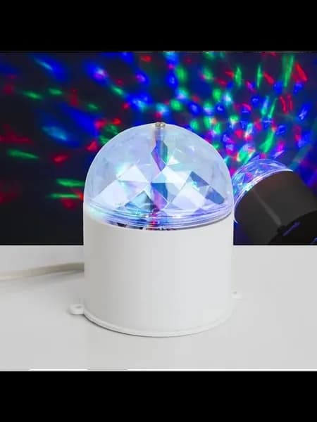 Эффектный световой шар с RGB подсветкой 7.5 см