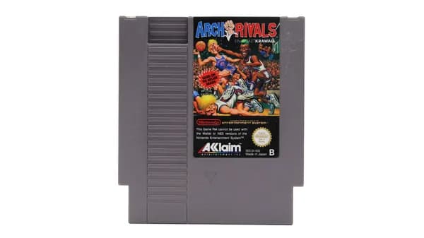 Arch Rivals A Basket Brawl! (NES, Без коробки) Винтаж