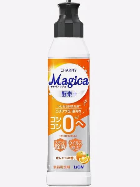 LION Charmy Magica Средство для мытья посуды 220мл аромат апельсина