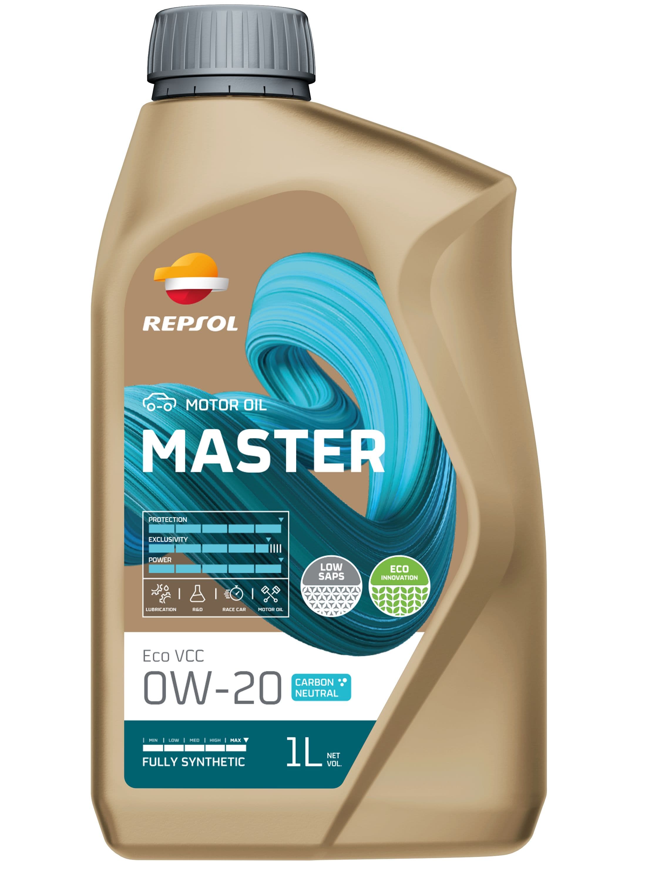 Repsol MASTER ECONOMY 0W-20 Масло моторное, Синтетическое, 1 л