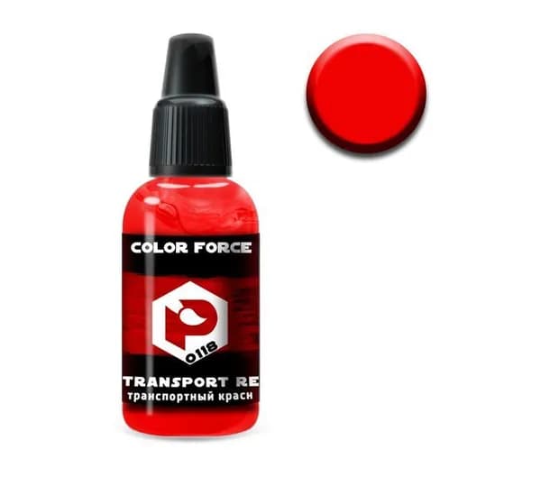 Pacific88 Aero COLOR FORCE Краска для аэрографа Транспортный красный (Transport red),18 ml