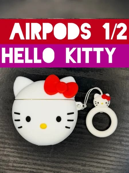 Чехол для наушников Apple AirPods 1/2 Hello kitty