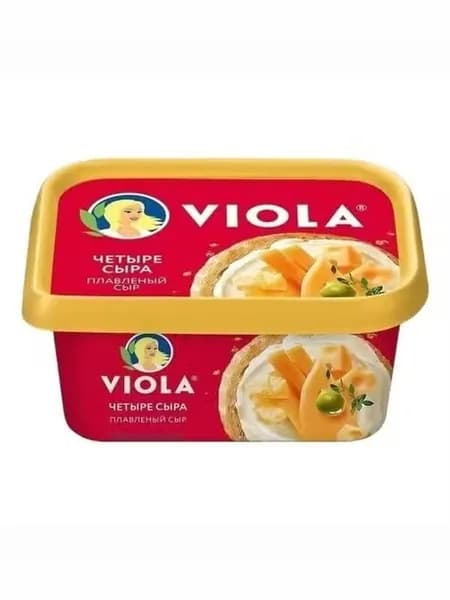 Сыр плавленый Viola Четыре сыра 50% БЗМЖ 400 г
