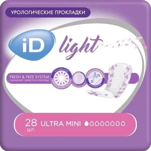 ID light урологические прокладки размер ultra mini 28 шт.