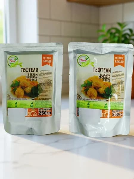 Фермер 74 Готовое блюдо Тефтели 0,5кг, 2 реторт- пакета по 250 гр.