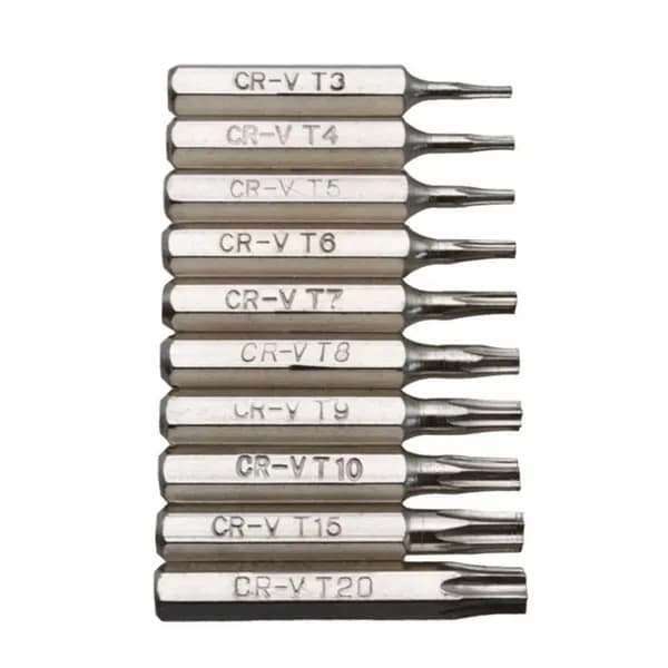 (1 набор 10 шт) Биты Torx (звездочка) 4 мм