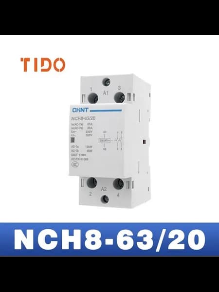 Модульный контактор CHINT NCH8-63 20 63А 220В 2NO Белый