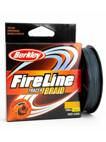 Шнур плетеный для спиннинга 0.10 мм FireLine до 8 кг 30 метров серая