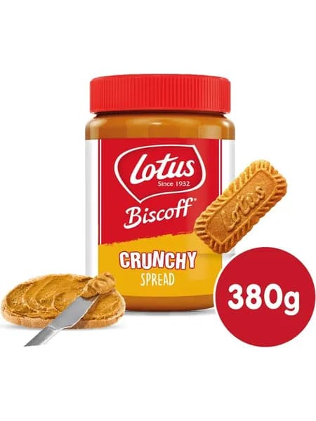 Lotus Biscoff,Хрустящая карамельная паста, 380 г