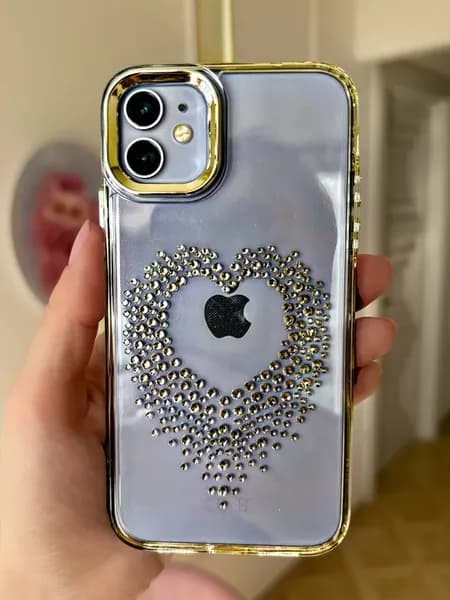 Со стразами чехол на Iphone 11 Айфон 11 прозрачный