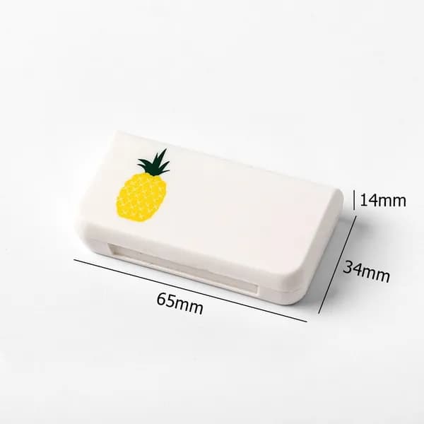 мини-коробка для лекарств Pineapple, три секции
