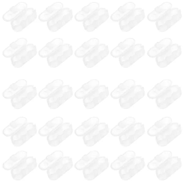 Прозрачные пластиковые соединители для цепочек вертикальных штор, набор из 60 шт