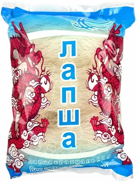 Лапша Фунчоза, крахмальная, 1 упаковка - 500 гр