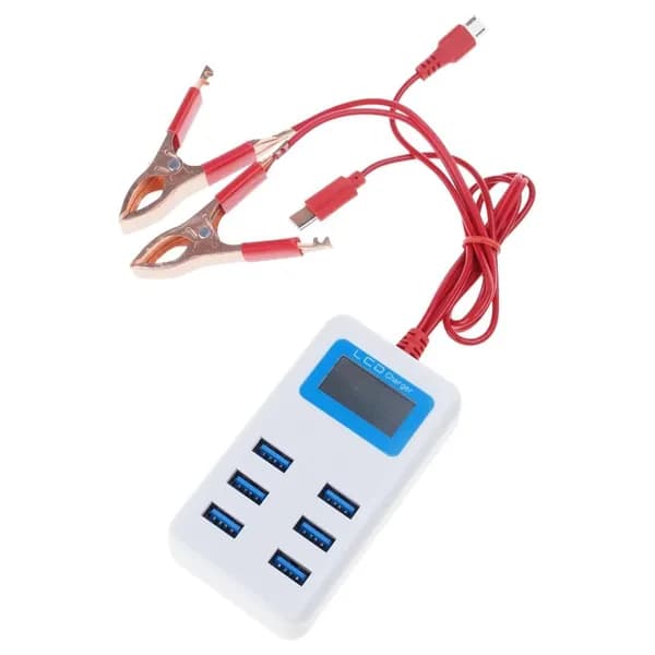 USB-адаптер для зарядки аккумуляторов с LCD-дисплеем