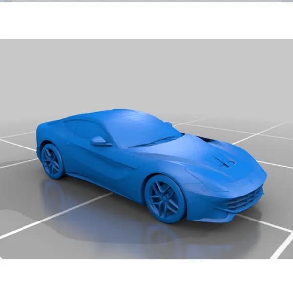 Ferrari F12. Масштабная модель 1:72.