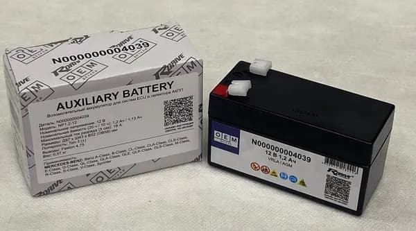 Аккумулятор Вспомогательный RDrive OEM 12v1.2Ah (MERCEDES)