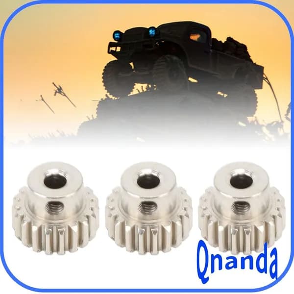 Motor Pinion Gear, высококачественная сталь, подходит для моделей 1/10 RC автомобилей и грузовиков 18T
