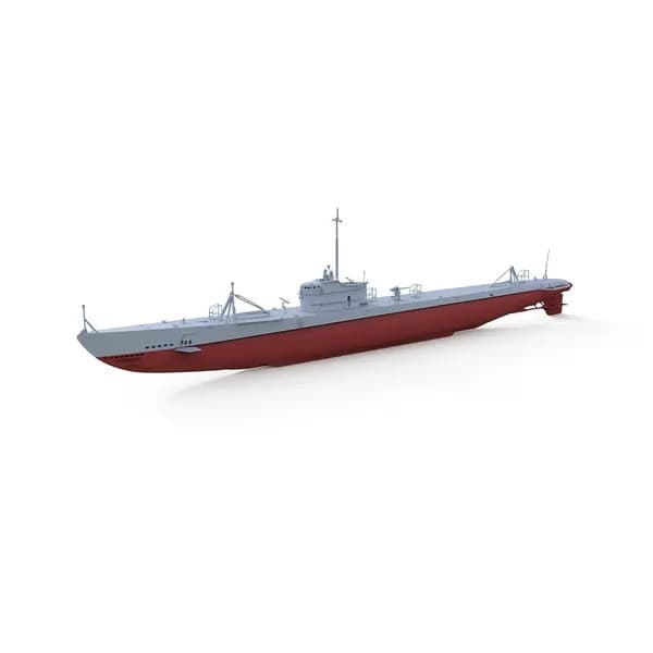 MRY-SFW Военная модель Подводная лодка "Кашалот" ВМС США с полным дном 1/350
