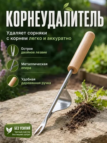 Корнеудалитель, рукоятьНержавеющая сталь