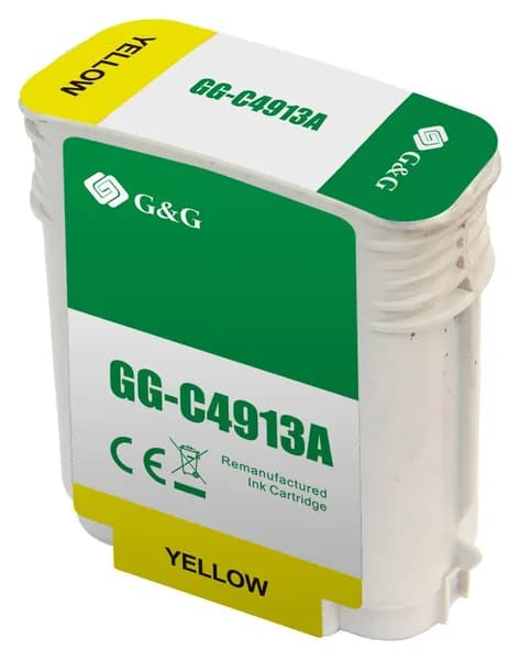 G&G 82 - C4913AE Картридж струйный желтый 72 мл
