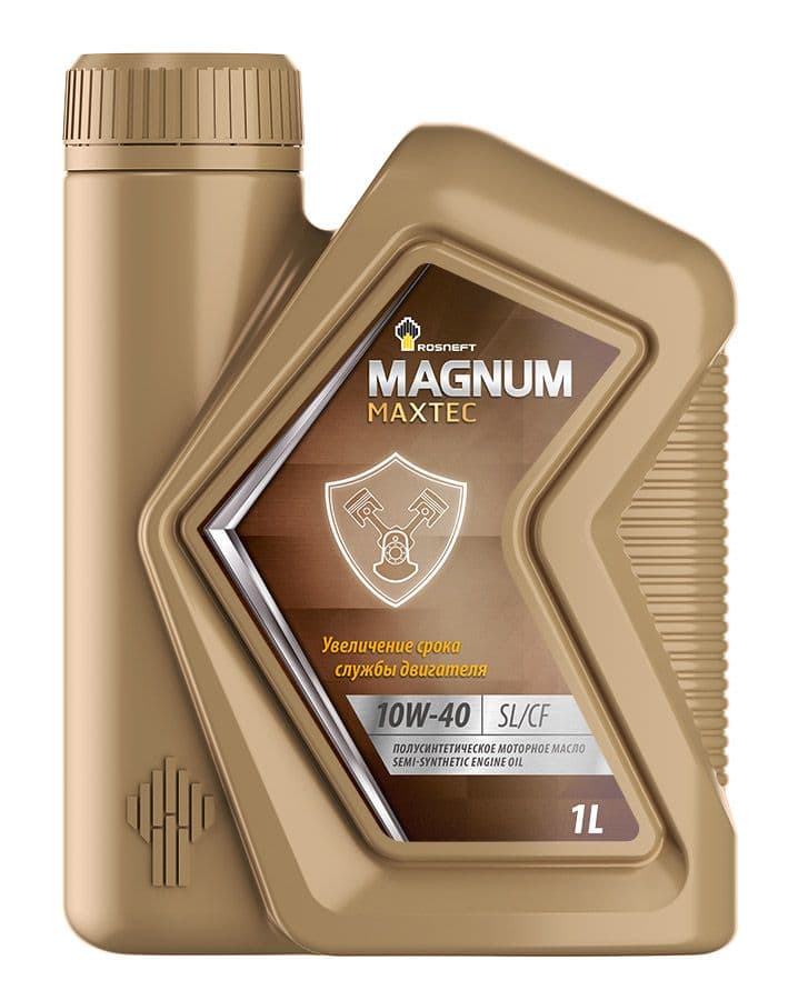 Rosneft Magnum 10W-40 Масло моторное, Полусинтетическое, 1 л