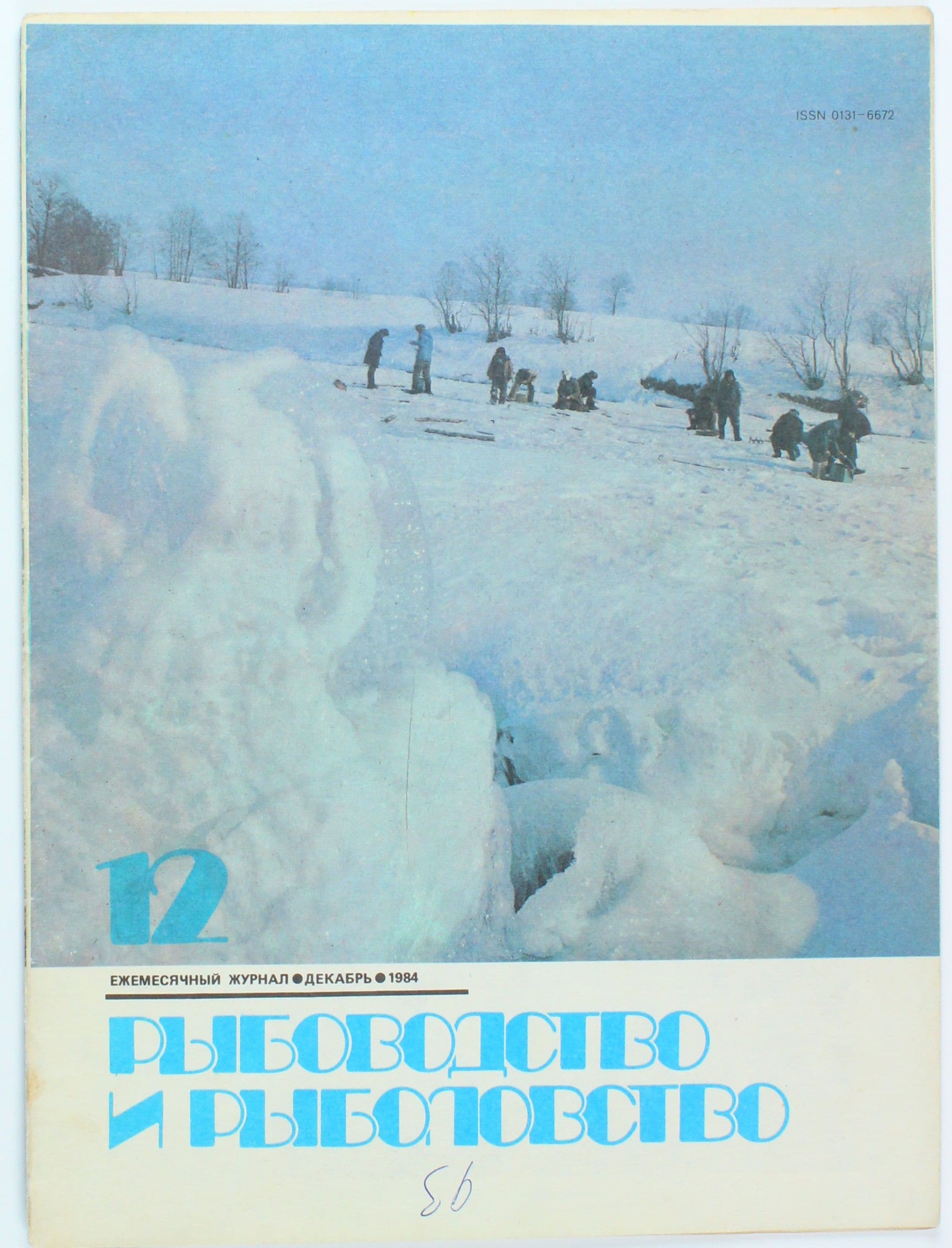 Букинистический журнал Рыбоводство и рыболовство, выпуск 12/1984
