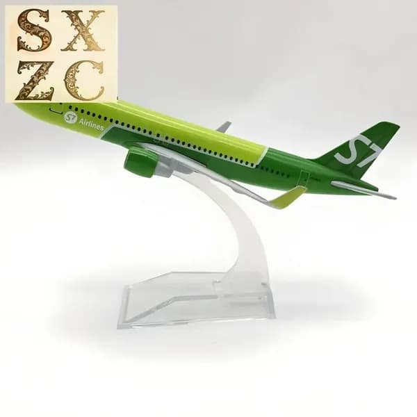 Металлическая Модель Самолета Аэробус 320, S7 Airlines А320