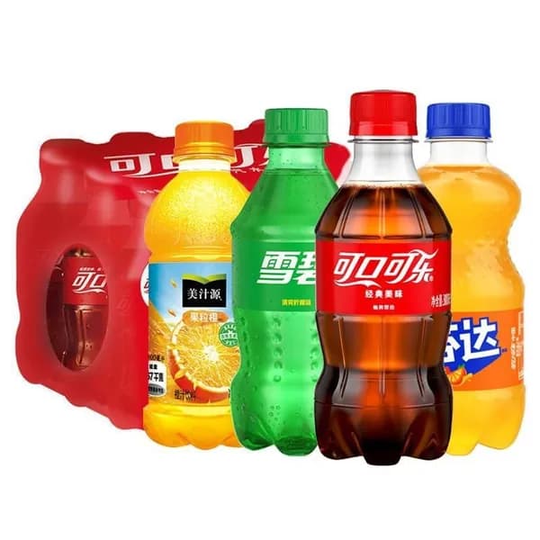Набор газированных напитков Coca Cola Sprite Fanta в маленькой бутылке нужен мне, чтобы помочь вам написать описание продукта и список ключевых слов на русском языке?