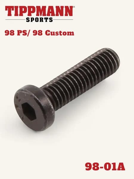 Винт корпуса короткий для пейнтбольного маркера Tippmann 98 PS/ 98 Custom (98-01A Screw/ Receiver Bolt Short)
