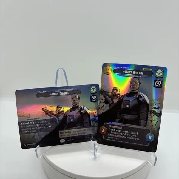 Портативные карты MTG Звездные войны двусторонние фольговые карты Мофф Гидеон