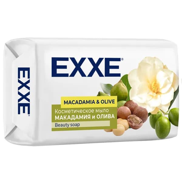 EXXE Мыло твердое туалетное Макадамия и олива 90г