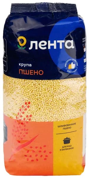 Пшено ЛЕНТА, 1кг