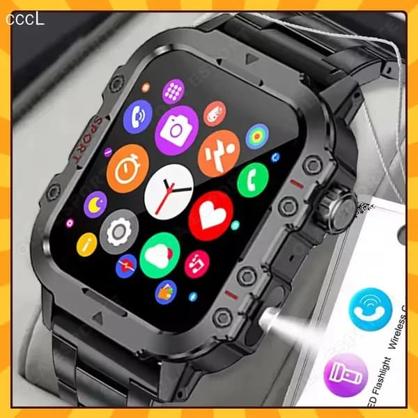 Смарт-часы, 42mm, Уличные часы для мужчин и женщин, водонепроницаемые, уровень защиты IP62, используются для отслеживания состояния здоровья, Bluetooth, будильник, светодиодная подсветка, шагомер, прогноз погоды, контрольная фотосъемка, воспроизведение музыки