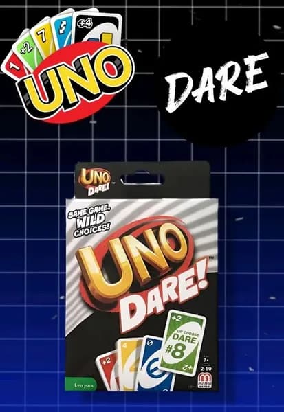 Настольная карточная игра UNO Dare (Уно Дэр) игра с заданиями для компании
