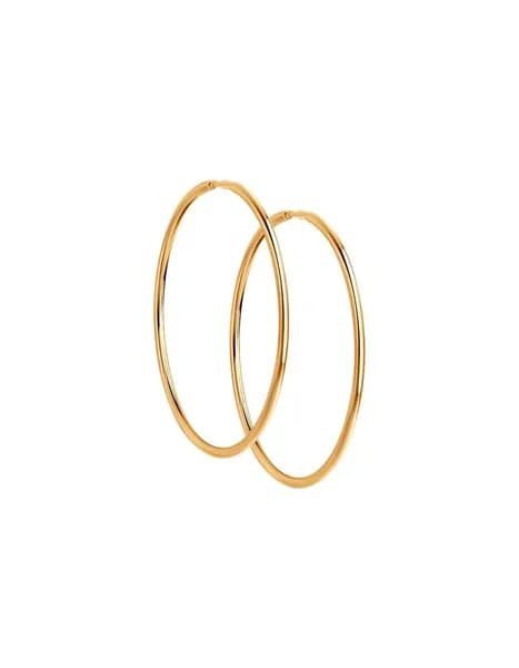Серьги конго из золота 375 пробы