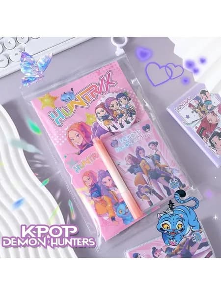 Набор канцелярских принадлежностей K-pop Demon Hunters