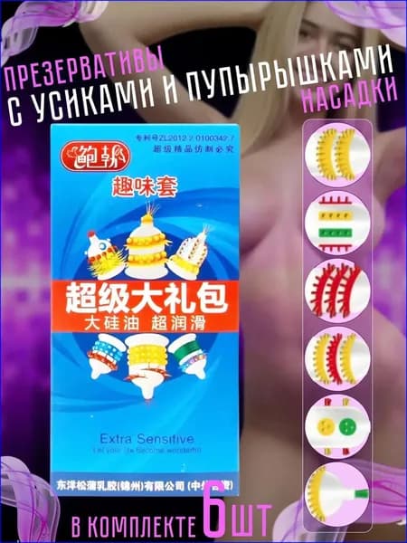 Насадки и удлинители эротические На член 18см