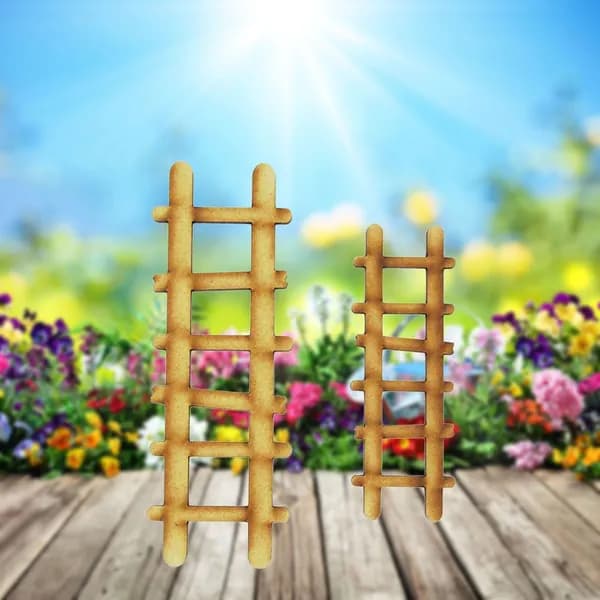 Деревянные 3D-ворота для сада в стиле фейри-тейл