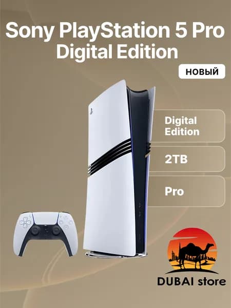 Игровая приставка Sony PlayStation 5 Pro Digital Edition, 2TB, White