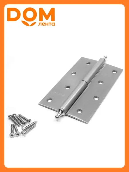 Декоративная петля ALTEZTA У1-7680.ХМл 120x75x2.5 мм хром матовый левая