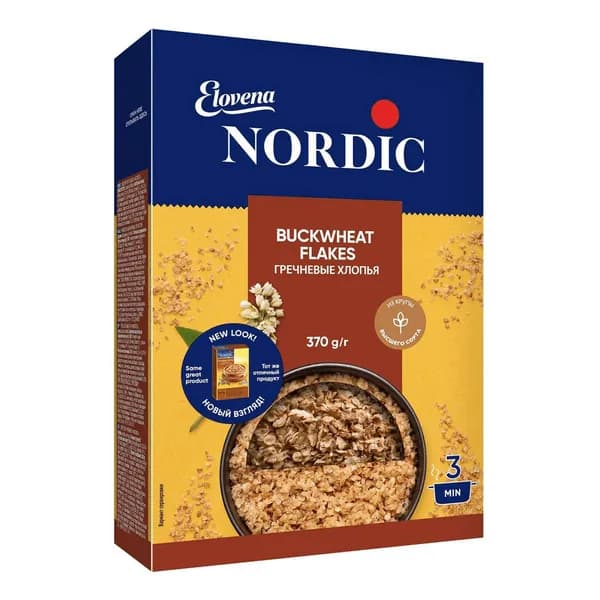 Хлопья Nordic гречневые 550 г