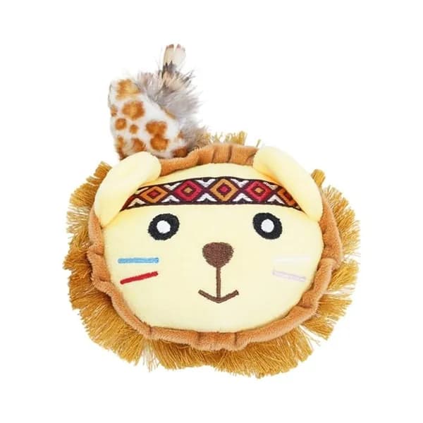 Игрушка-мячик для кошек с кошачьей мятой, - Король зверей