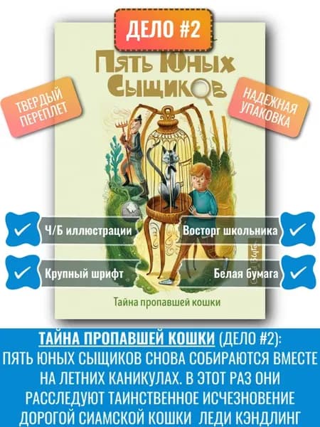 Детский детектив Тайна пропавшей кошки