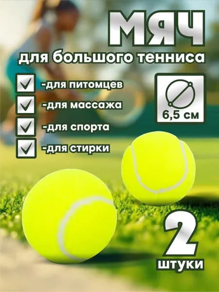 Tongde Мяч теннисный, 2 шт