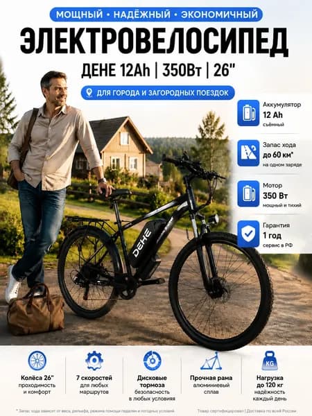 Электровелосипед, 350 Вт