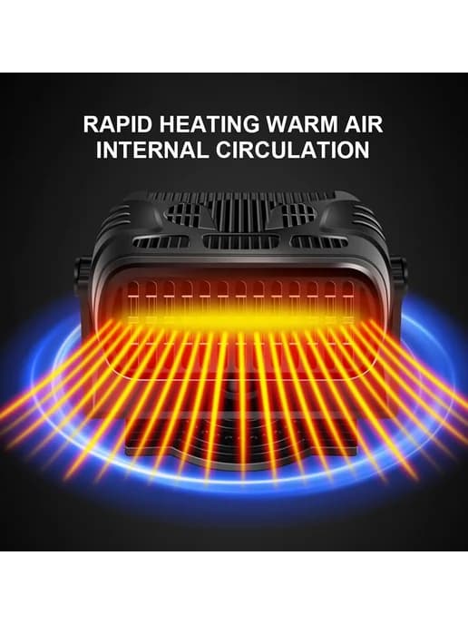 12V переносный обогреватель-щётка для стекол вентилятор