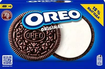 Печенье Oreo, 1уп. 228г